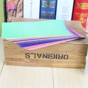 50Pcs/Paket Kvadratni Origami Papir Eno Stran Sije Zložljiva Barva Knjige Otroci Ročno DIY Scrapbooking Obrti Dekoracijo