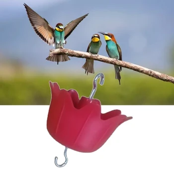 Cvet Design Rdeče Hummingbird Podajalnik Ptic Visi Rdeča Mravlja Jarkom Kljuke Za Zunanjo M17D