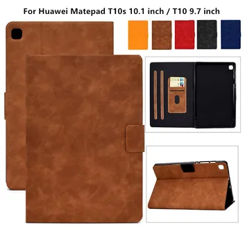 Ohišje za Huawei Matepad T10s T 10s AGS3-W09 AGS3-L09 10.1 Primeru Flip Poslovnih Usnja Kritje za Funda Tablet Huawei T10 T10s