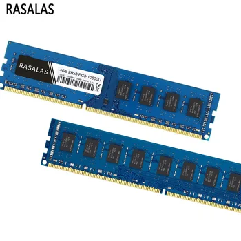 Rasalas DDR3 RAM 4GB, 8GB 1066MHz 1333 1600MHz Namizje Pomnilnik PC3-8500 PC3-10600 PC3-12800 240-Pin-Non-ECC DIMM Memoria RAM