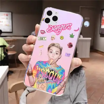 CUTEWANAN Miley Cyrus Bling Srčkan Primeru Telefon za iPhone 11 pro XS MAX 8 7 6 6S Plus X 5S SE 2020 XR pokrov