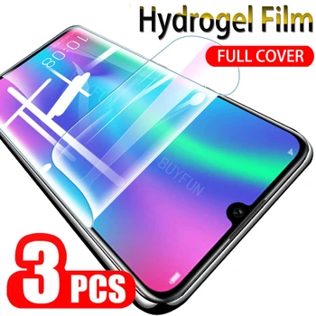 3PCS Hydrogel Film Za Huawei Honor 10 Lite 10i Varnosti Vode Gel Film O Hauwei Honer 10 Honor10 Lite Zaščitni Film Ni Stekla