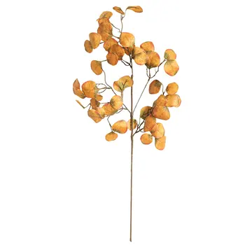 Krog drevesa Evkaliptusa veje jeseni ponaredek Cvet za dnevna soba dekor plantas artificiales umetno listi za dekoracijo