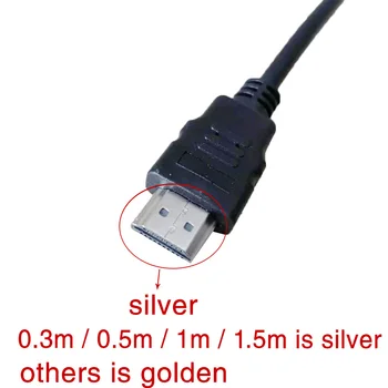 High Speed HDMI je združljiv kabel 0,3 m 1m 1,5 m 2m 3m 5m 7.5 m 10m 15m video kabli 1.4 1080P 3D oklopljen Kabel za HDTV, XBOX, PS3