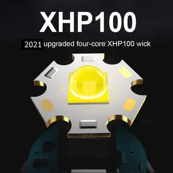 600000LM XHP100 močna svetilka 18650 26650 Akumulatorske Tipa C led svetilke baklo luči xhp90 xhp70 xhp50 luč, svetilka