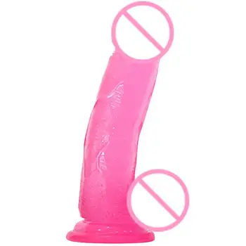 Silikonski Vibrator Kože, Občutek Realističen Penis Ženske Nepremočljiva Realističen Penis G Spot Klitoris Stimulator Masturbator Seks Igrače