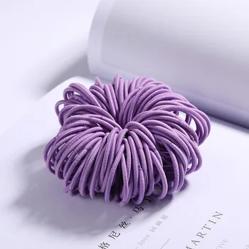 100 kozarcev/set 3 cm, najlon barva otroške lase kravato gumijastim trakom za lase vrv