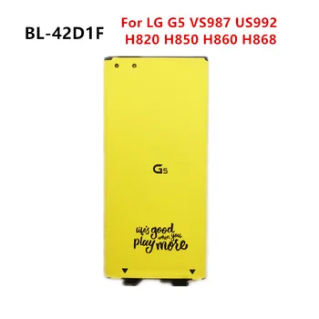 Novo 2800mAh BL-42D1F Nadomestna Baterija Za LG G5 VS987 US992 H820 H830 H840 H850 H860 H868 LS992 F700 BL42D1F Baterije