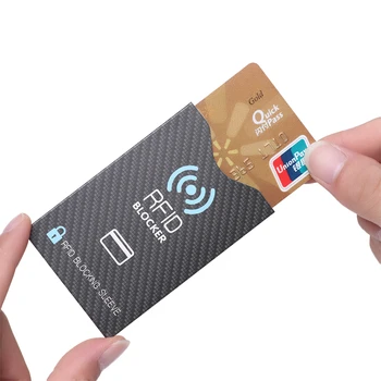 5Pcs Proti Kraji za RFID Kreditne Kartice Zaščitnik Blokiranje Kartice Rokav Kože Primeru Zajema Zaščito Banka Kartico Primeru
