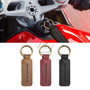Motorno kolo Cowhide Keychain Key Ring Primeru za Ducati 899 959 1099 1199 1299 Panigale V4 Ključ