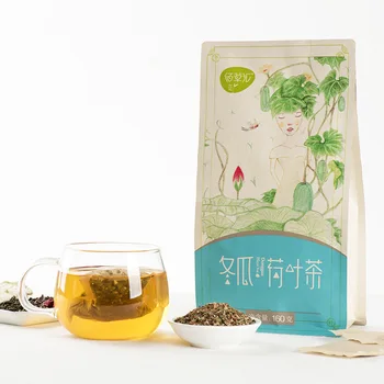 Bela Gourd Lotus Listov Vrtnice Čaj 160 g Vrečah Zeliščni in Cvet Oolong Čaj za Zdravje in Lepoto