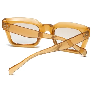 Peekaboo retro sončna očala ženske kvadratnih poletje uv400 dame sončna očala za moške stranke pribor rjava leopard zakovice dekoracijo