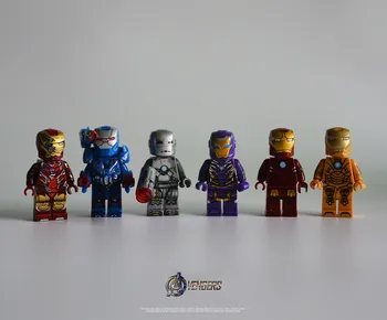 Iron Man Vzdrževanje platforme ABS figuric Izobraževalne Stavbe, Bloki, Opeke, Igrače Za Otroke darilo