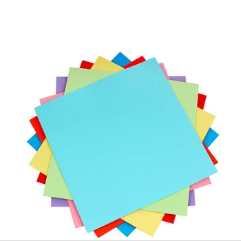 100 kozarcev/paket 12 cm 10colors Kvadratnih DIY Ročno izdelan Papir Rože Origami Zgibanje Papirja Scrapbooking Dekor Papirja Vzorec Obrti