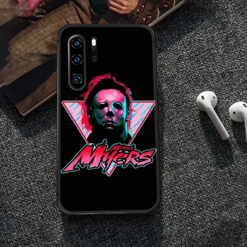 Halloween Michael Myers Horror Film Telefon Primeru Zajema Trup Za Huawei P8 P9 P10 P20 P30 P40 Lite Pro Plus smart Z 2019 črna