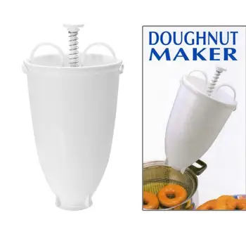 1PC Plastičnih Krof Maker Razpršilnik Kolobarni Maker Artefakt Prepražimo Krof Plesni arabski Vaflji Kolobarni Torto Plesni Kuhinja Pecivo Orodje