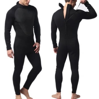 Moški Polno Obleka, Obleka 3 mm Potapljaško Obleko Stretchy Plavanje, Deskanje, Potapljanje z masko PUZ777