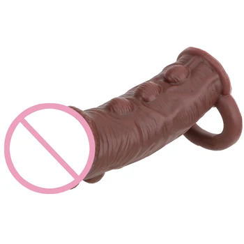 14 cm, z Dodatkom Kondomi za Širitev Penis Extender Spolnih Igrač za Moške Velik Penis, Dildo Stapon Analni Čep Nekaj Orodja Odraslih Izdelki