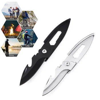 Večnamenski mini zložljiv EOS nož self-defense key ring nož odpirač za steklenice, piling piling odprto žep embalaže, Vroče Prodaje