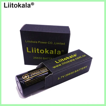 LiitoKala 26650 5000mah Li-ionska Baterija za Polnjenje Lii-50A 3,7 v 26650-50A baterija za flashligh vozila Električni Trikolesnik