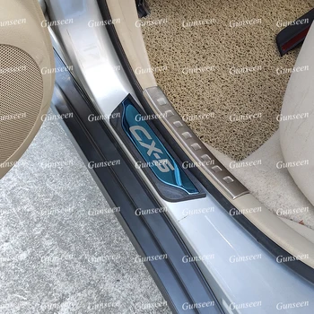 Za Mazda Cx5 Vrata Polico Pedal Zaščitnik Izvažajo Ploščo Avto Dodatki Prag Nalepke Styling 2011 2019 2020 2021 2018