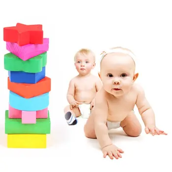 Baby Priznanje Barva Oblika Logične Inteligence Igrače, Lesene Geometrijske Bloki Ujemanje Gradnike, Zgodnje Izobraževanje Darilo