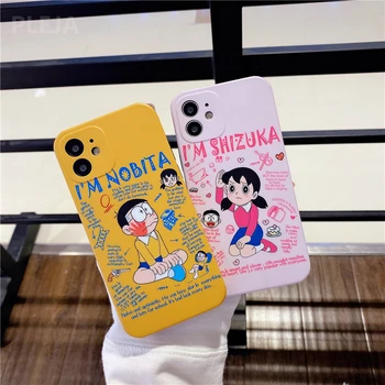 Cute Anime Risanke Telefon iPhone Primerih 12 11 Pro Max 7 8 plus X XS MAX XR SE 2020 Mehko Hrbtni Pokrovček Modne Silikonske Kakovosti Funda