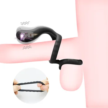 Elastični Zamudo Obroč Z Vibriranjem Petelin Stretchy Intenzivno Klitoris Stimulacije Nekaj Seksi Igrača Prezgodnji Izliv Zaklepanje Vibrator