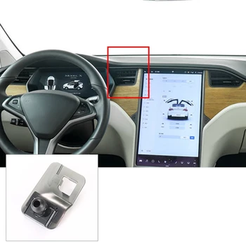 Prenosni Avto Nosilec za Telefon, Črna ABS Telefon Navigacijska Nosilec Primeren za Tesla Model X-Ov Model 3 Levo, Desno 6XDB