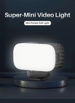 Ulanzi VL30 5600K 340LUX 2W Mini Led Video Luč Z Hladno Čevelj Mehko Fill Light Prenosni Vlog Svetlobe 750mAh Tip-C Polnjenje