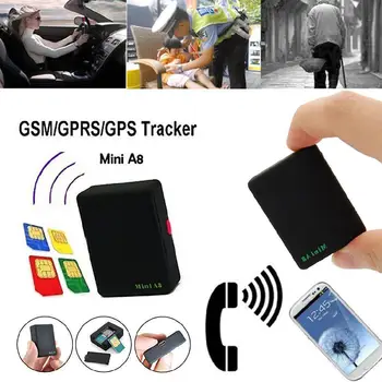 Mini GPS Tracker GPS Psi Finder GPS Tracker za Pse Prenosni Otrok Alarm GPS Tracker za Mačke Tipko Lokator Starejših GPS Tipke
