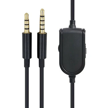 3,5 mm Avdio Kabel za Astro A10 A40 Gaming Slušalke Ustreza Veliko Slušalke Mikrofon Nadzor Glasnosti Zamenjava Kabel Line