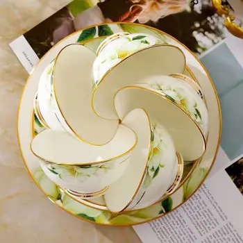 DIY brezplačno, da se ujemajo z domačimi keramično skledo tablice tablice kosti kitajske lonec juhe žlico zrezek ploščo visoko kakovostni namizna