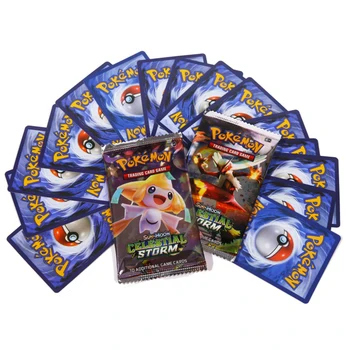 Pokemon Karte 324Pcs/Polje Različnih Stilov angleški Kartice Meč, Ščit Razvoja Sun&Luna Serije kartico Najbolje Prodajanih Kartica Igre Igrače