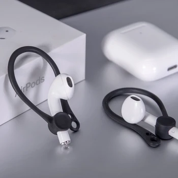 Bluetooth-združljive Slušalke Pregleden Mehko TPU Silikon Uho Kavelj Zanke Sponko Za AirPods Slušalke Primeru Za AirPod Earhooks