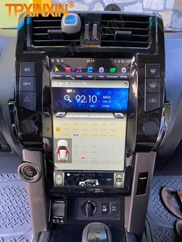 Carplay Tesla 128G Radio Bluetooth Android Za Toyota Land Cruiser Prado 150 2016 2017 GPS Igralec Avto Avdio Vodja Enote