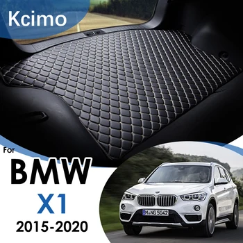 Kcimo Usnje Prtljažniku Avtomobila Preproge za BMW X1 F48 Pribor-2020 Zadnji Tovor Linijskih Boot Pladenj Pad Auto Preprogo Talna Obloga 2018 2019