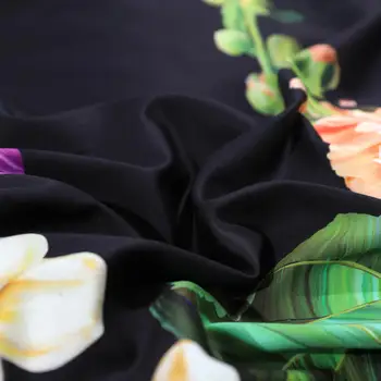 High-end 3D Digitalni Cvet Natisnjeni Posteljnine Komplet Bombaž 4/6Pcs Pastorala Barva 600TC Rjuhe Kritje Posteljo Stanja Pillowcases