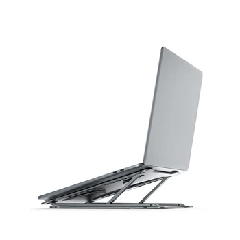 BONERUY Prenosni Prenosni računalnik Stojalo Nastavljiv Zložljive Notebook Stand Imetnik Multi-Angle Laptop Riser Hlajenje Nosilec za