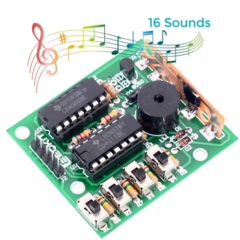 DIY Elektronskih 16 Glasbeni Zvok Polje DIY Komplet za Modul Spajkanje Prakso, Učenje Kompleti za Arduino