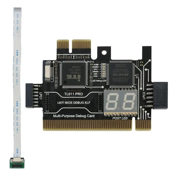 TL611 Pro Diagnostika Kartico PCI, PCI-E Mini PCI-E LPC Motherboard Tester Debug Kartice Komplet za Namizni Prenosni računalnik