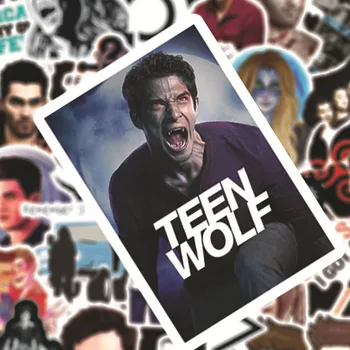 10/50 kos/paket Nadnaravno TV Serije Teen Wolf Risanka Nepremočljiva Nalepke Za Skateboard Grafiti Decals Prtljage Kolesa