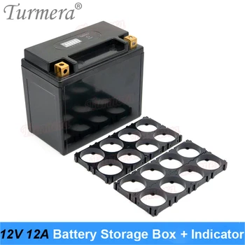 Turmera 12V 32700 Lifepo4 Baterije Škatla za Shranjevanje 2X4 Držalo Nikelj s 4S 40A 12.8 V Bilanci BMS za Neprekinjeno Napajanje Uporabo
