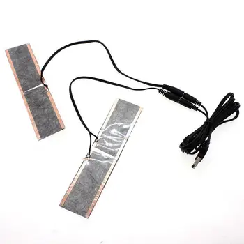 5V USB Električno Ogrevani Vložki za Stopala Toplejše Ogrevano Škornji, Čevlji Blazine Zimo na Prostem Smučarskih Segrevanja Vložki Nepremočljiva Ogrevanje Rokavice