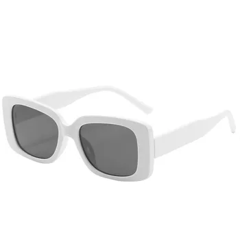 Vintage Kvadratnih sončna Očala Ženske Črn Pravokotnik, sončna Očala za Moške Klasičnih Očal UV400 Koreja Slog
