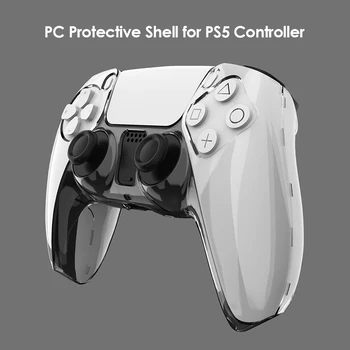 Elektronski Pralni Dodatki Ultra Slim Jasno PC Pokrov Zaščitnik Primeru za PS5 DualSense Krmilnik Opremo