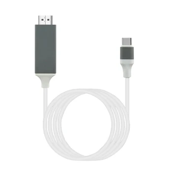 2M USB C Do HDMI je združljiv Kabel TypeC Telefon Na TELEVIZOR HDTV Pretvornik 4K HD Video Adapter Povezavo za Macbook Samsung S9 S10 S20 S21