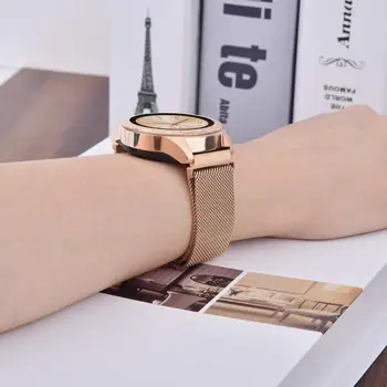 20 mm 22 mm Univerzalni Milanese Band Za Samsung Galaxy watch 3 45mm 41mm/Aktivna 2 46mm/42mm Prestavi S3 zapestnica Huawei GT/2/2e trak