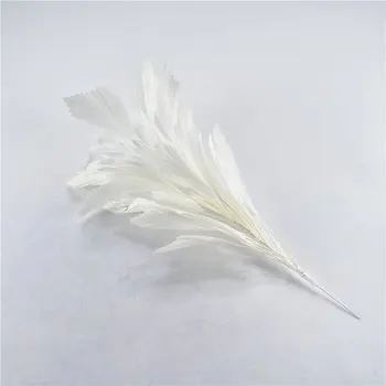 1pcs/veliko gosjim perjem obsegov poroko cvet broška headdress diy poročno dekoracijo needlework pluma perje za obrt 30 CM