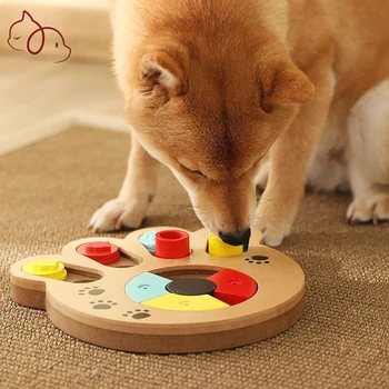 Izobraževalne Psa Igrače za Velike Pse Žvečiti Psa Igrače za Majhne Pse Pribor Lesene Multi-Funkcijo Zabavno Nahraniti Psa Igrače za Pse
